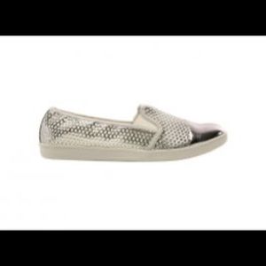 Easy Spirit Silver Damante Slip On Shoes